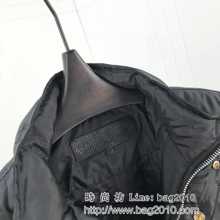 Chrome hearts 克羅心 18秋冬新款 帶隱形帽 輕便保暖 男款棉服 ydi1752